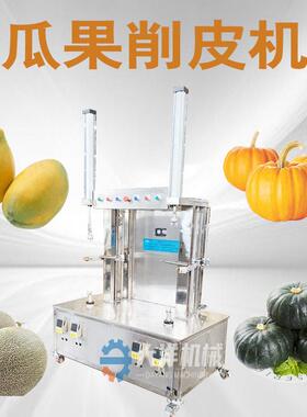 瓜果削皮机大洋双头南瓜削皮设备不锈钢木瓜削皮机械削冬瓜皮机器
