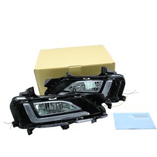 适用于现代2018年途胜专用日行灯LED日间行车灯改装 前雾灯总成