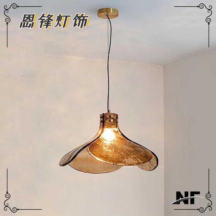 四叶形小吊灯卧室餐厅轻奢床头玄关过道走廊餐厅新款创意设计吊灯