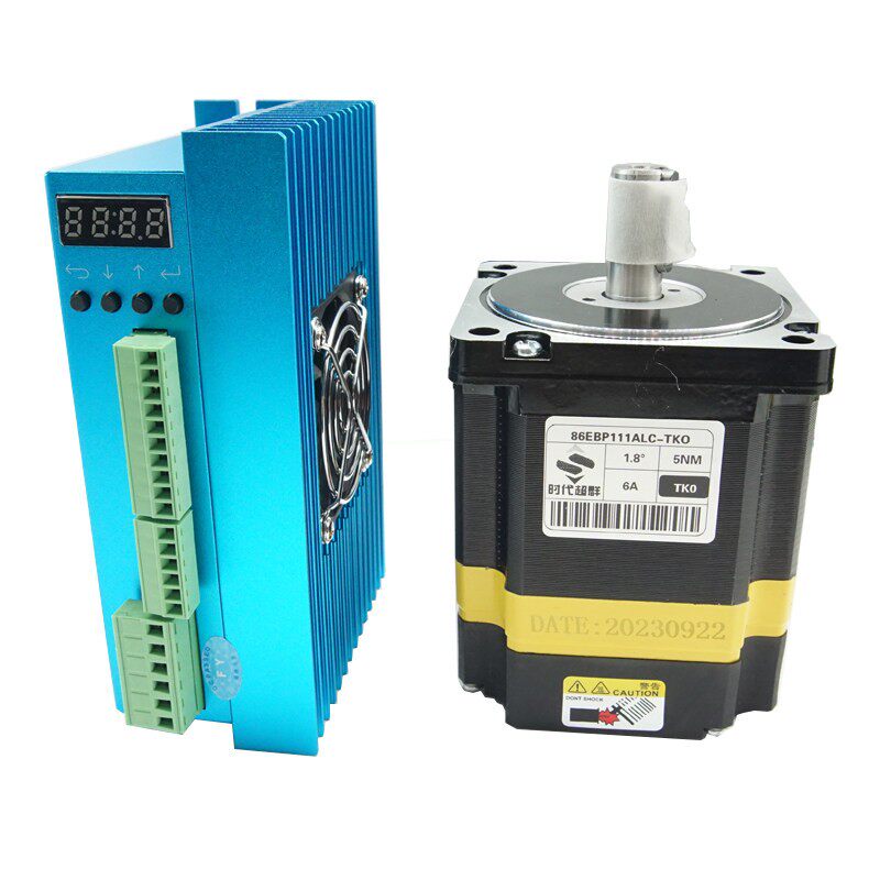 86闭环步进马达套装混合伺服编码器配865驱动器精度高大扭矩现货