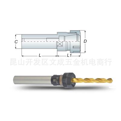 ER直柄弹性筒夹本体ER16/20/25/32/40-2.00''/4.00''/6.00''