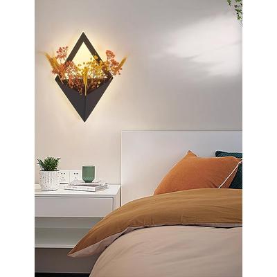 床头壁灯高级过道灯走廊壁灯网红爆款卧室客厅电视背景墙插花壁灯