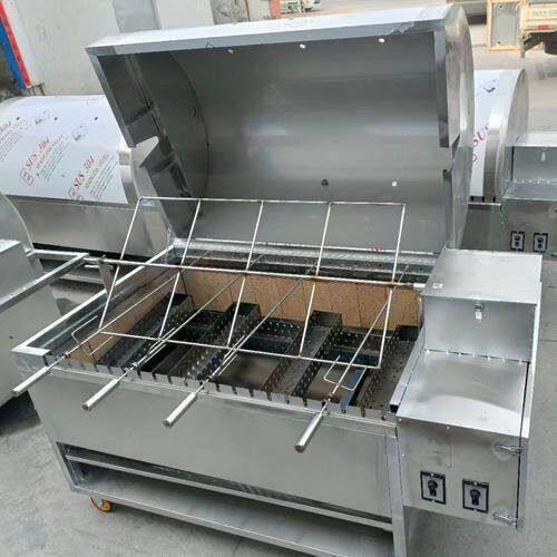 翻转烤全羊炉子木炭烤羊腿羊排全羊专用炉烤兔烤鸡商用无烟新款