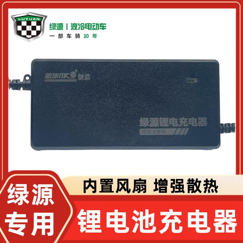 绿源电动车锂电池充电器48V/24AH/3A新国标锂电新升级款充电器