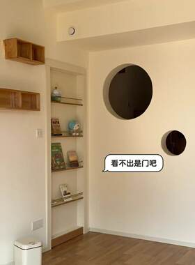 网红书柜式隐形门密室暗门旋转机关门创意室内隐藏书架门剧本杀门