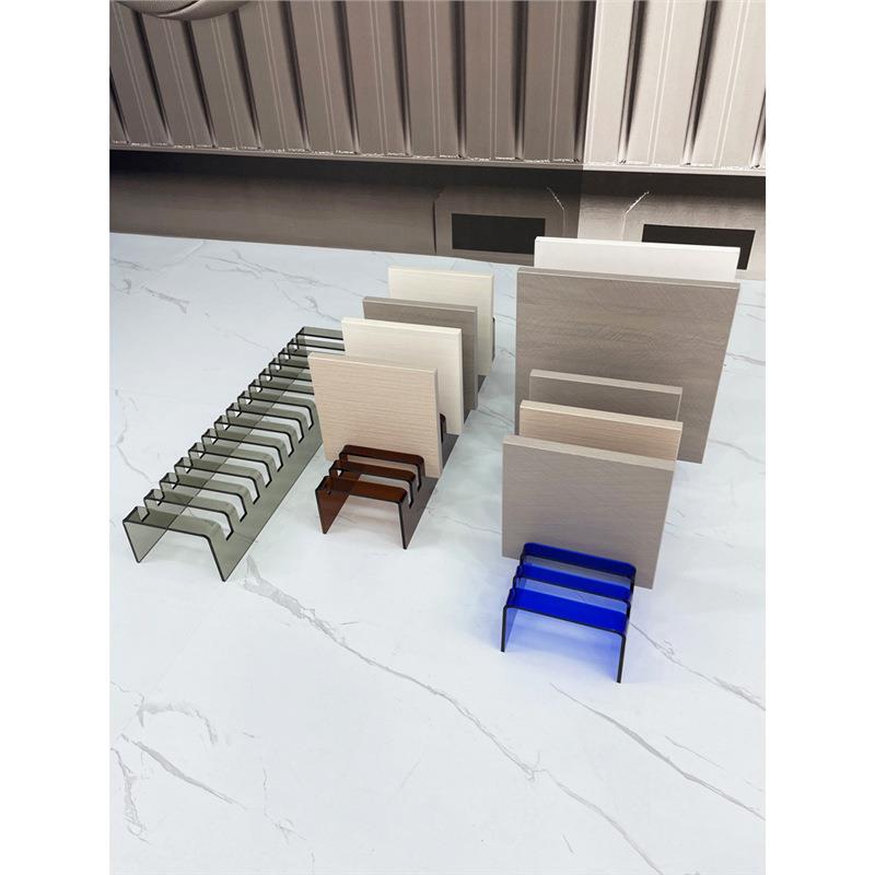 橱柜门板展示架石材大理石瓷砖展示架铝扣板木地板亚克力色板架子