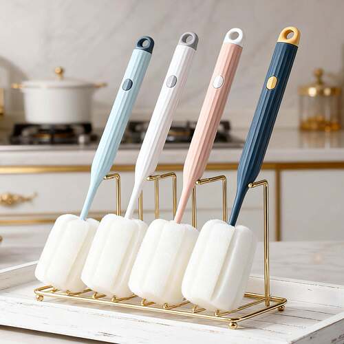 Cup Brush - A Magical Cleaning Tool for CupsLong Handle Bott