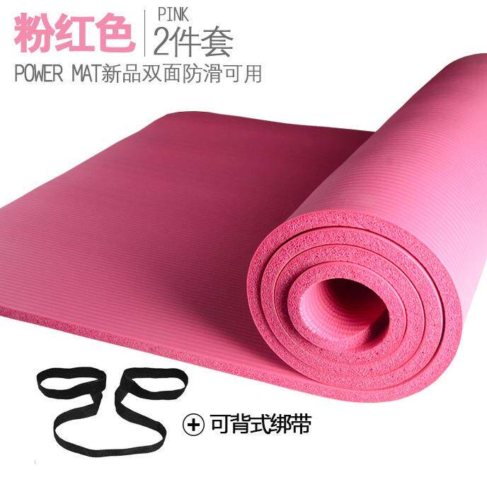 新款瑜伽垫0MM出跨进款无味防滑加长口加厚毯加宽瑜珈1健身子愈加
