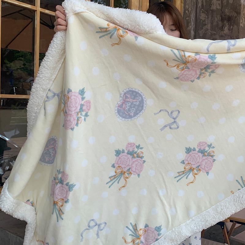 JOJO'S L. PD·Laurel·搭毯家用ins羊羔绒毛毯冬季珊瑚绒 | 蕾拉