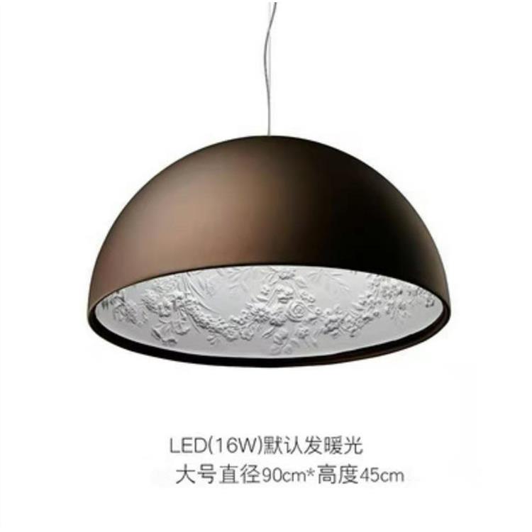 意大利树脂灯北欧现代简约餐桌灯设计师创意客厅餐厅空中花园吊灯