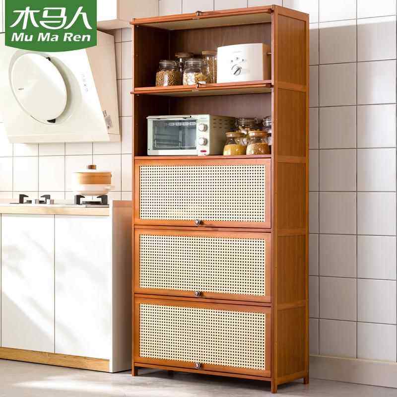 厨房调料架子收纳置物架用品整理架分层多功能置物柜橱柜餐边柜子