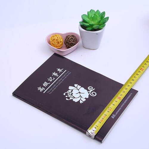 直销新款a5高级记事本平摊胶装包背加厚记事本复古学生商务笔记本