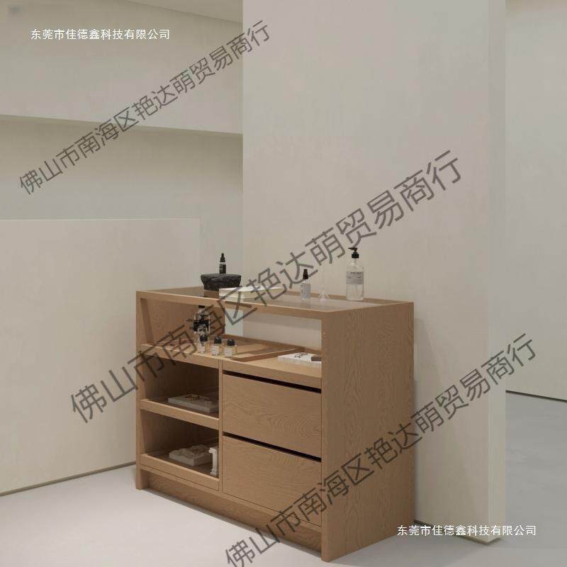 服装店收银台中岛台展示桌储物柜烤漆装饰品柜摆件展台陈列展示台