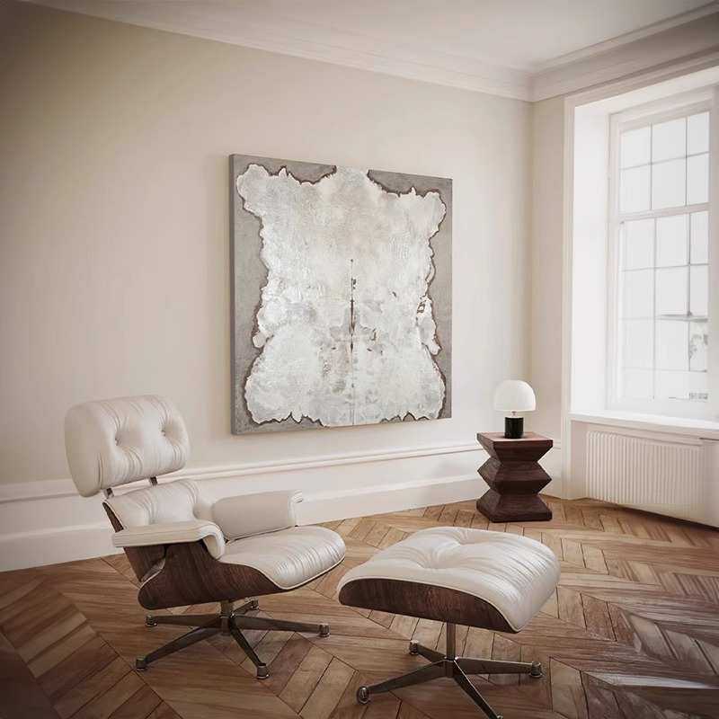 中古奶油风客厅背景墙装饰画高级感餐厅餐边柜挂画纯手绘油画抽象,家居饰品,现代装饰画,淘宝优惠券,粉丝福利购,淘宝优惠卷