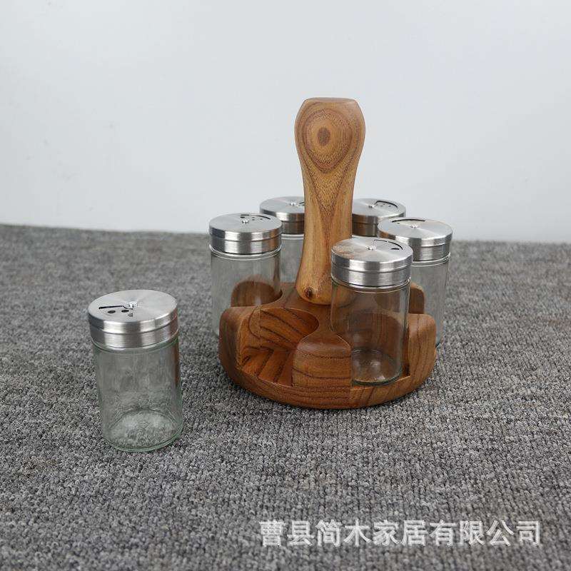 跨境多功能旋转调味架 厨房置物调味架 调料调味储物收纳用具架