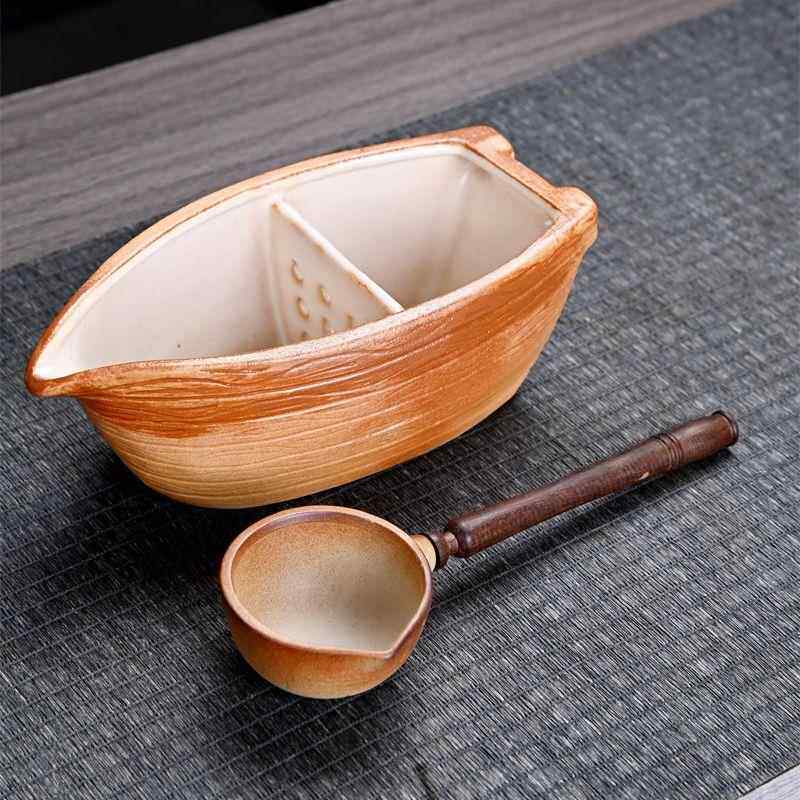 复分煮茶勺可古明火茶带过滤电陶炉茶碗古法粗陶烧tcy03水壶碳炉