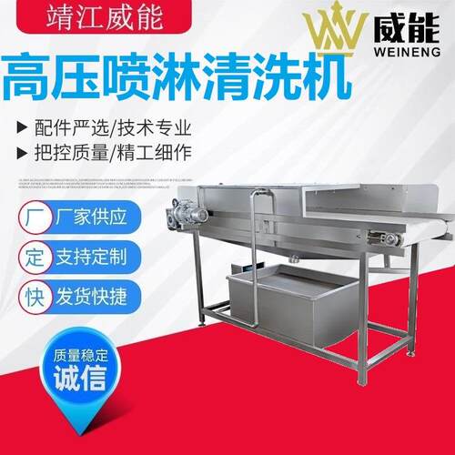 厂家直销大型工业商用菠萝橙子苹果百香果番茄高压喷淋清洗机