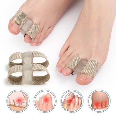 1Pc Foot Care Tool Silicone Toe Spreader Separator Bunion Ha