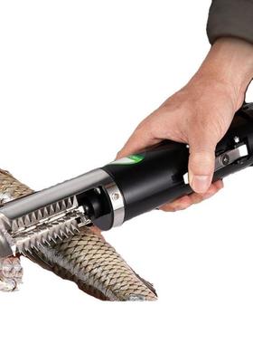 电刮鱼动鳞自动商全用刮鱼鳞机器去杀刨鱼磷器AL101690打鳞刷工具