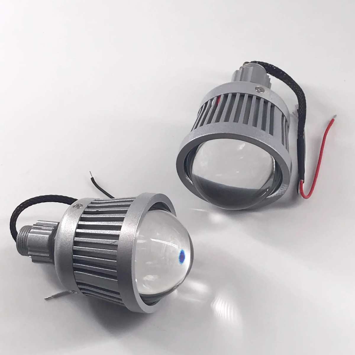 汽车LED远光灯透镜激光炮灯12v24伏网红小钢炮大刚炮射灯激光雾灯