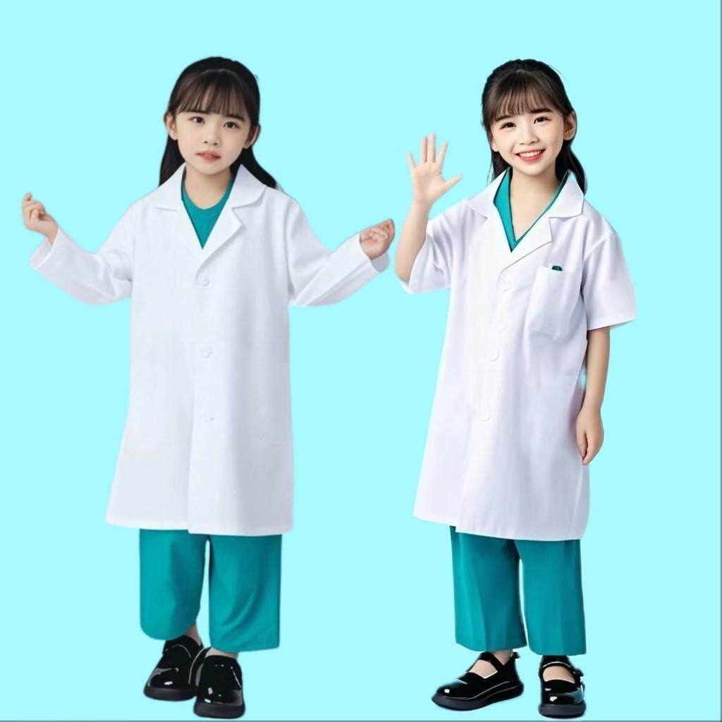 儿童医生护士手术服小孩过家家白大褂幼儿园职业角色扮表演出服装