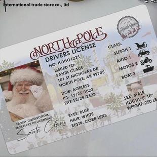 Claus lost driver license圣诞老人遗失丢失驾驶 his Santa