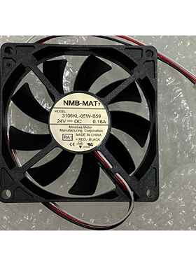 3106KL-05W-B59/08015SS-24N-AL/BL 8015滚珠三线报警24V轴流风扇