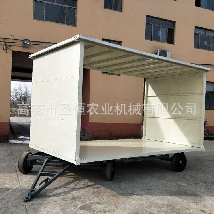 雨棚式拖车加长加宽雨棚平板拖车防雨式防水棚平板拖车