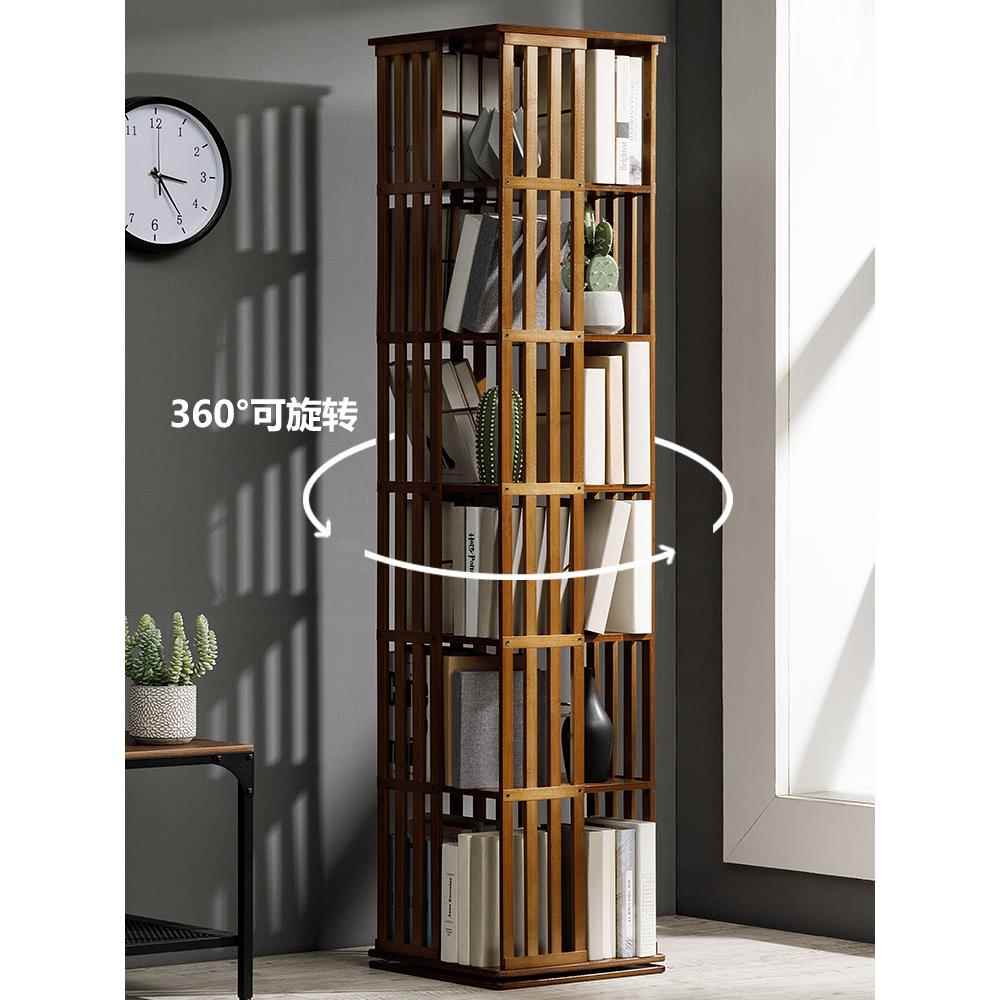 旋转简书架落家2801XZSJ地儿童置物柜简易宝多宝绘本收纳约用学生