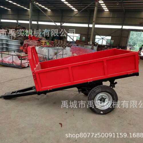 机械四轮拖拉机配套2m*1*0.4m自卸后翻农用拖车