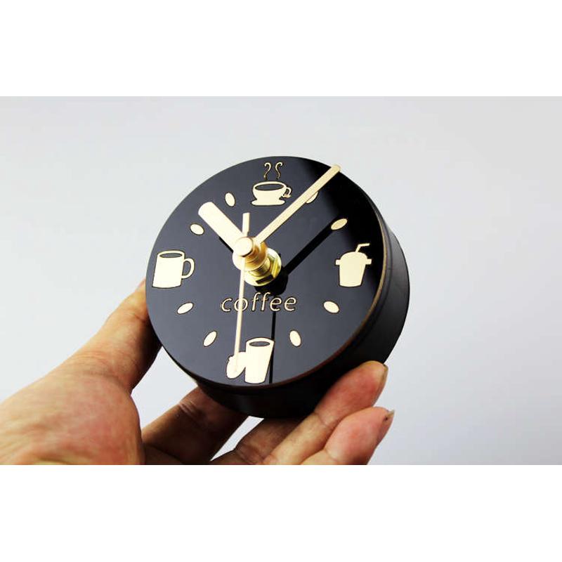 全新升级创意田园装饰磁贴钟表挂钟厨房磁性吸铁石冰箱贴静音时钟