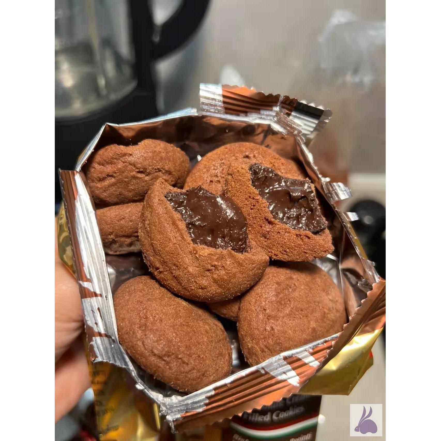 马来西亚进口TATAWA塔塔瓦巧克力榛仁饼干4袋装*120g（代可可脂）