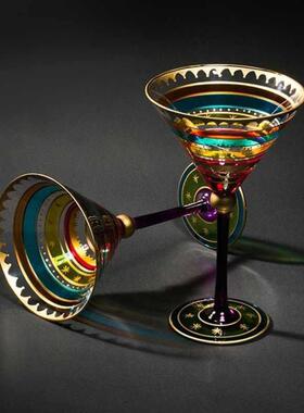 Painted Red Wine Cup Personality Creative Cocktail Goblet