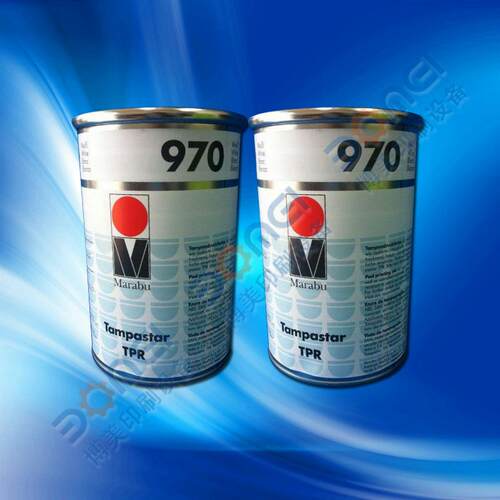 MARABU玛莱宝TPR移印油墨TPR970白色PVC木板卡纸油墨耐磨耐刮抗粘