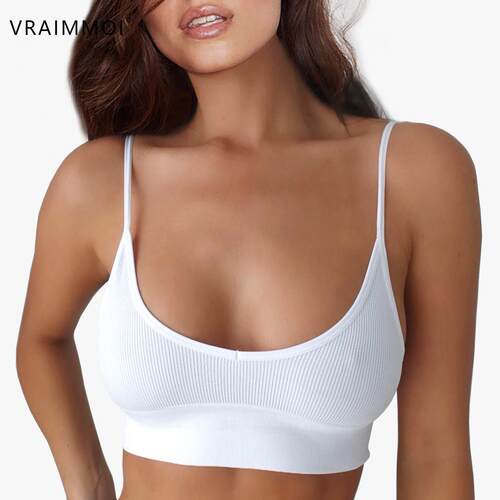 n Wirefree Underwear Unlined Lingerie Sexy Backless Bralette