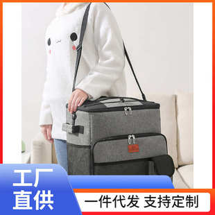 批发户外保温箱便携式车载冰箱摆摊超大容量冷藏箱拉杆式露营居家