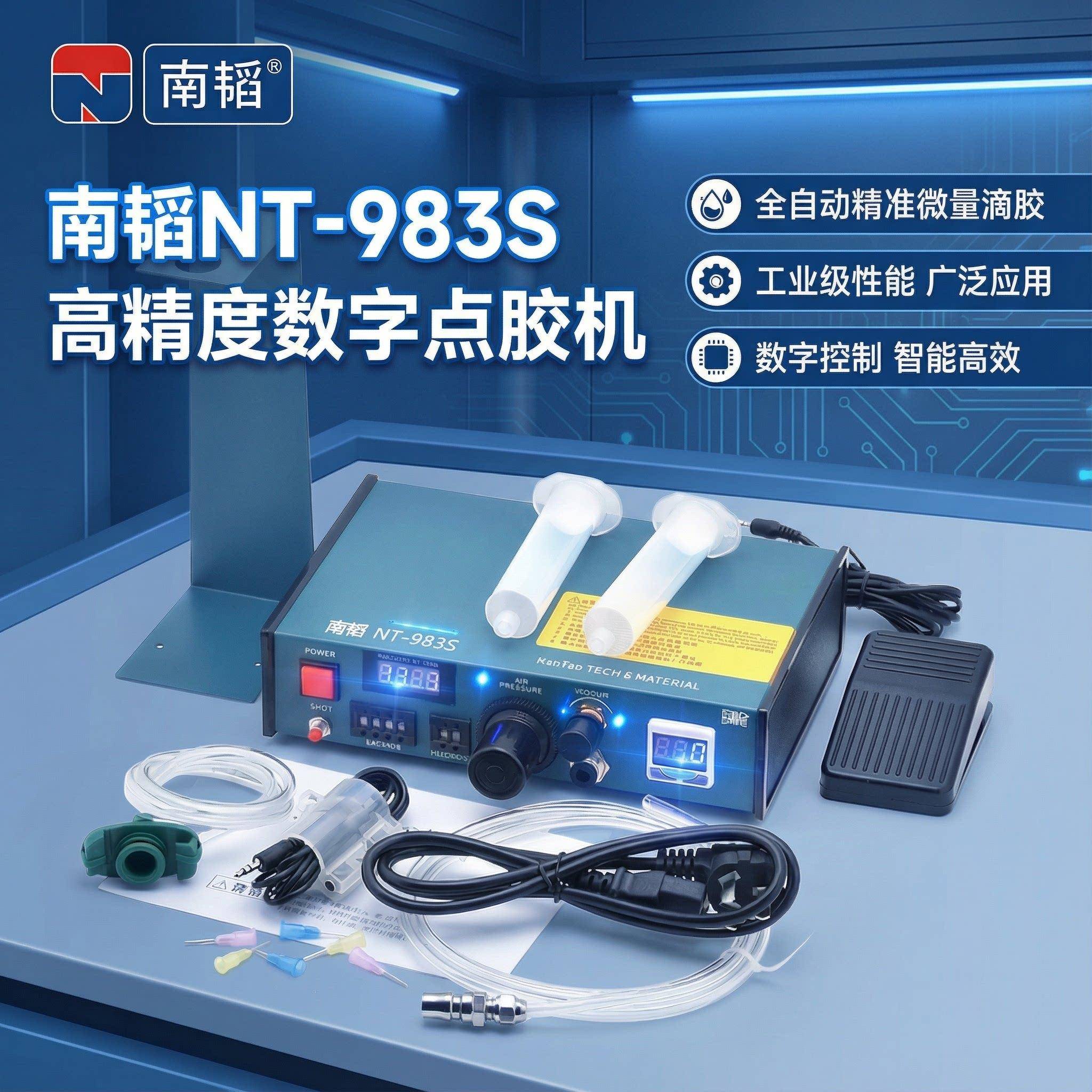 南韬NT-983S数显精密点胶机 全自动滴胶机手动矽胶灌胶AB胶打胶机