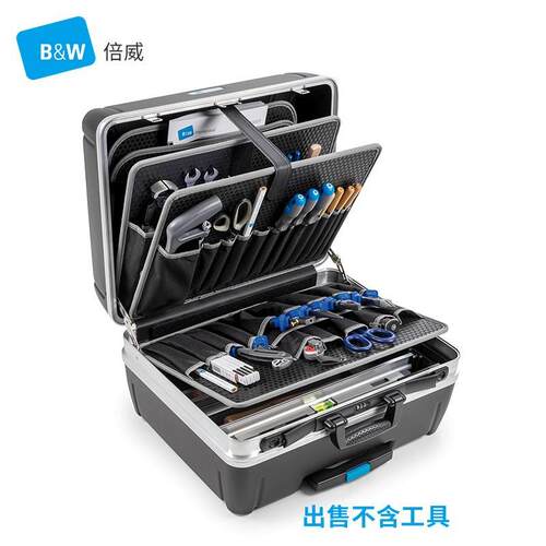 倍威B&W拉杆工具箱115.04 HDPE可托运工业维修多功能工具收纳箱