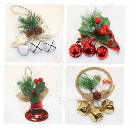 Christmas bell pendant diy Christmas tree pendant铃铛