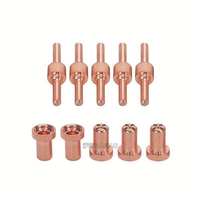 跨境PT31 温州40A等离子切割配件LG40电极喷嘴保护嘴分流器120PCS