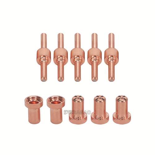 跨境PT31/温州40A/等离子切割配件LG40电极喷嘴保护罩分流器80PCS
