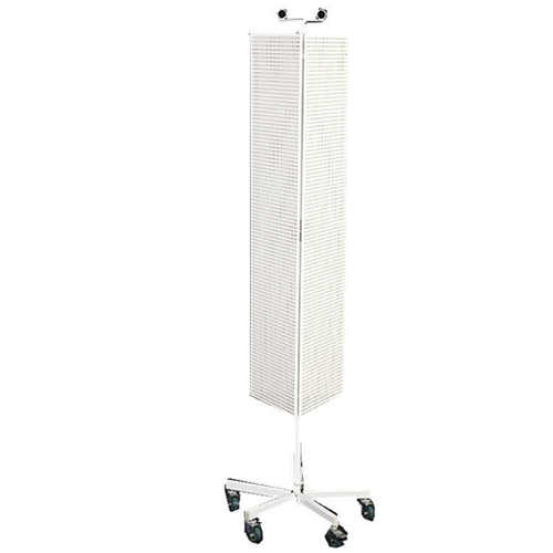 落地式旋转三面冲孔板展示架饰品配件展示道具 钥匙扣展架批发