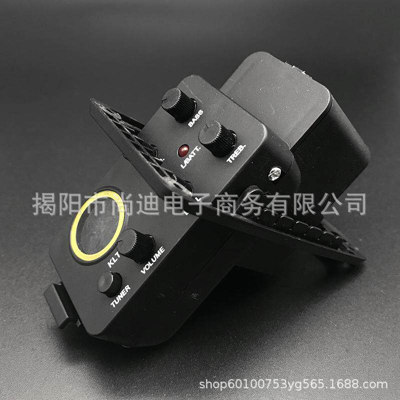 吉他液晶拾音器EQ均衡器KLT-10B 民谣木吉它四段拾音器带调音硬棒