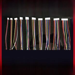 楼宇对讲门铃访问控制连接器线头2芯/3/4/5/6/8P排插头电缆电话视