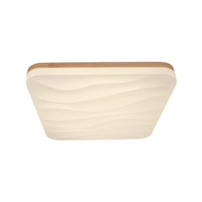 【严选】北欧卧室灯吸顶灯现代简约实木客厅儿童房灯家用中山灯具