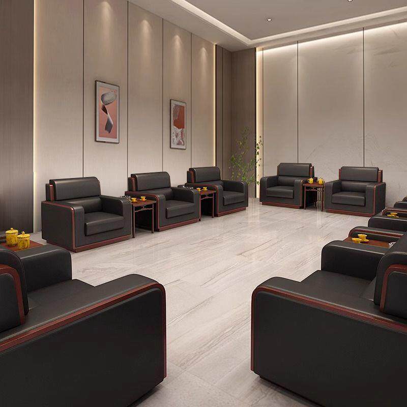 办公沙发椅商务酒店贵宾会议办公室接待会客洽谈沙发茶几组合