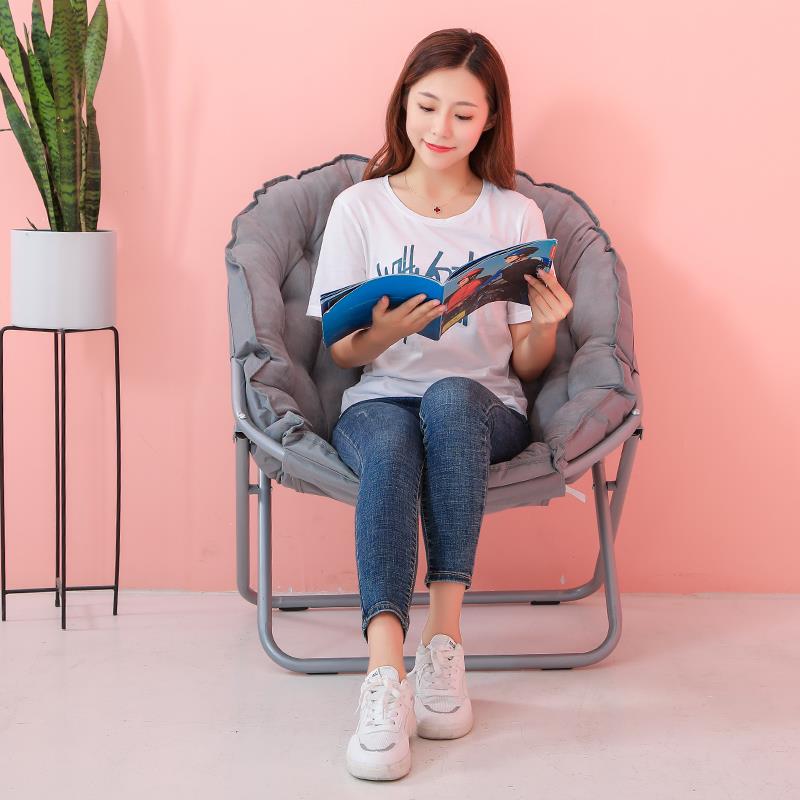 8V懒沙发单人折阳叠椅卧室KKP客厅台懒人椅宿舍简人约小沙发躺椅