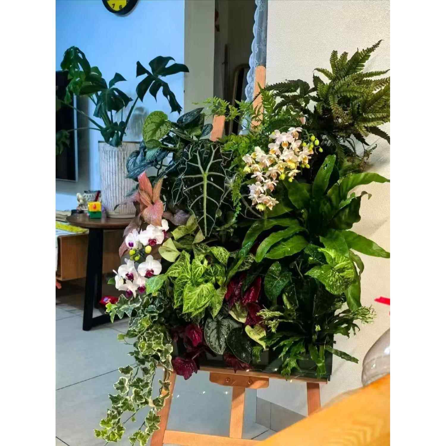四孔种菜种花种植盒花盆户外工程室内绿化壁挂植物墙鸭脚4-5-6个