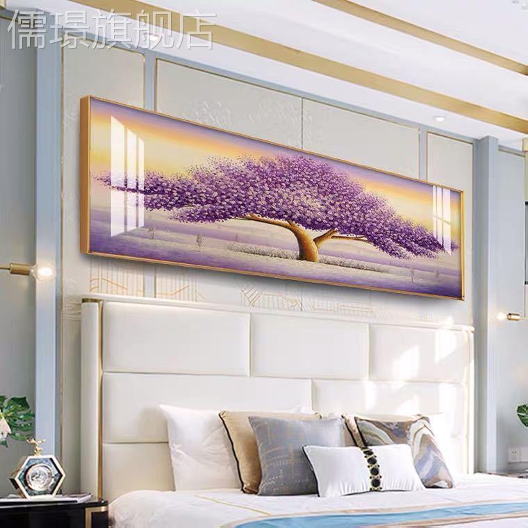 网红主卧室床头装饰画婚房间天鹅挂画现代简约壁画酒镶店宾晶馆瓷图片