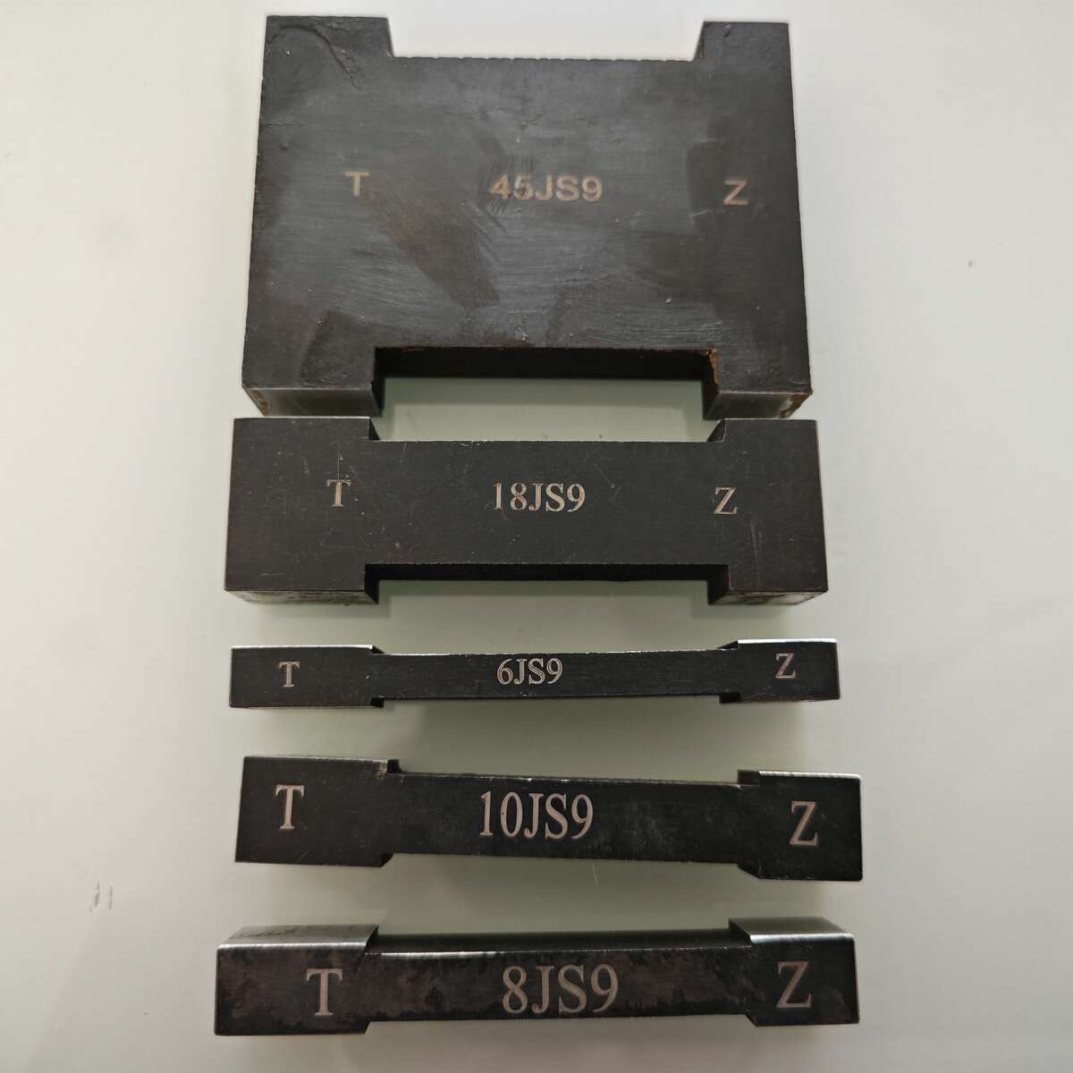 内孔片形键槽塞规双头槽宽塞片量规宽度通止规块规N9P9JS9H9D10